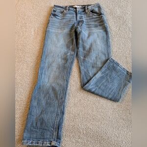 Rancan Jeans Uniquely Distressed Straight Jeans Size 5/26